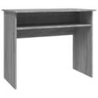 Vidaxl Desk Grey Sonoma 90X50X74 Cm Engineered Wood
