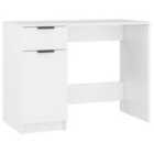 Vidaxl Desk White 100X50X75 Cm Engineered Wood
