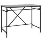 Vidaxl Desk Grey Sonoma 100X50X75 Cm Engineered Wood And Iron