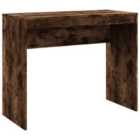Vidaxl Desk Smoked Oak 90X40X72 Cm Engineered Wood