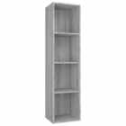 Vidaxl Book Cabinet/Tv Cabinet Grey Sonoma 36X30X143 Cm Engineered Wood