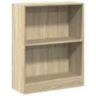 Vidaxl Bookshelf Sonoma Oak 60X24X74.5 Cm Engineered Wood