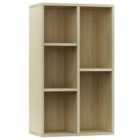 Vidaxl Book Cabinet/Sideboard Sonoma Oak 50X25X80 Cm Engineered Wood