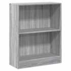 Vidaxl Bookshelf Grey Sonoma 60X24X74.5 Cm Engineered Wood