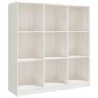 Vidaxl Book Cabinet/Room Divider White 104X33.5X110 Cm Solid Pinewood