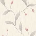 Tiffany Trail Pink Textured Wallpaper 10m x 53cm