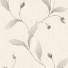 Tiffany Trail Chargoal Textured Wallpaper 10m x 53cm
