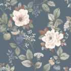 Bramble Wallpaper 10m x 53cm Blue