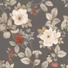 Bramble Wallpaper 10m x 53cm Chargoal