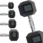 Body Revolution Hex Dumbbells 22.5Kg Pair