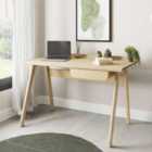 Jual Furnishings San Francisco Oak Side Drawer Desk