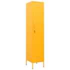 Vidaxl Locker Cabinet Mustard Yellow 35X46X180 Cm Steel