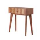Fishe & Lilly Mid Century Modern Parquet Dressing Table