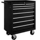 Tectake Tool Chest w/ 7 Drawers Black