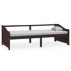 Vidaxl 3-seater Day Bed Dark Brown Solid Pinewood 90X200 Cm