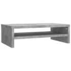 Vidaxl Monitor Stand Concrete Grey 42X24X13 Cm Engineered Wood
