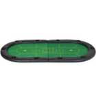 SPORTNOW Foldable Poker Mat 10 Player Table Top