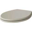 Harrogate Dovetail Grey Soft Close Toilet Seat