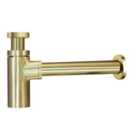 Harrogate Aged Brass Basin Round Bottle Trap