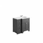 Harrogate Carrarra White 910 x 530mm Countertop & Basin