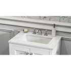Harrogate White Carrara 910mm Countertop for Undercounter Basin