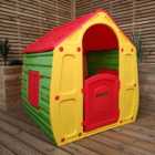 Samuel Alexander 1.09m Yellow & Red Kids Indoor Outdoor Plastic Wendy House Magical Playhouse
