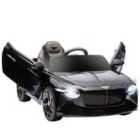 HOMCOM Bentley Bacalar Licensed 12V Kids Electric Ride-on With Remote - Black