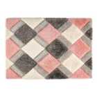 Origins 3D Geo Rug Shaggy Blush 120 x 170cm