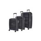 Tulum 3Pc Set Suitcases Black