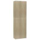 Vidaxl Office Cabinet Sonoma Oak 60X32X190 Cm Engineered Wood
