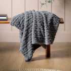 Crossland Grove Genoa Twist Knit Grey 130X170Cm
