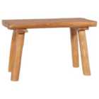 vidaXL Garden Bench 80cm Solid Teak Wood
