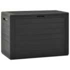 vidaXL Garden Storage Box Anthracite 78x44x55cm