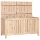 vidaXL Garden Storage Box 121x55x64cm Solid Wood Pine