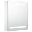 vidaXL LED Bathroom Mirror Cabinet 50x13.5x60 cm