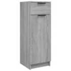 Vidaxl Bathroom Cabinet Grey Sonoma 32X34X90 Cm Engineered Wood