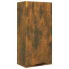 Vidaxl Wall-mounted Bathroom Cabinet Smoked Oak 32X20X67 Cm