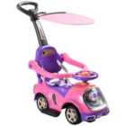 Aiyaplay 3 In 1 Ride On Push Car - Pink