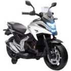 Aiyaplay Honda Licensed 12V Kids Electric Motorbike - White