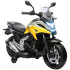 Aiyaplay Honda Licensed 12V Kids Electric Motorbike - Yellow
