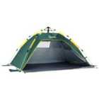 Outsunny 2 Man Pop-up Beach Tent W/ Windows/Door Green