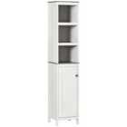 Kleankin Bathroom Storage Cabinet W/ Door Cupboard - White