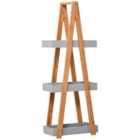 Kleankin 3 Tier A Frame Bathroom Shower Caddy Storage Unit