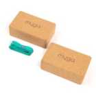Pair Of Cork Blocks Strap Turquoise