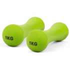 Neoprene Dumbbell Weight 1Kg Pair