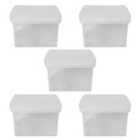 Wham Clip 10.02 25.5L Square Box & Lid Clear/Clear/Clear