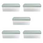 Wham Clip 13.01 30L Rectangular Box & Lid Clear/Green Milieu/Stone