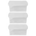 Wham Clip 6.02 10.5L Rectangular Box & Lid Clear/Clear/Clear