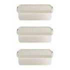 Wham Clip 8.01 8.5L Rectangular Box & Lid Clear/Stone/Slate Gray