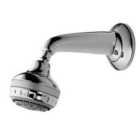 Aqualisa Turbostream Fixed Shower Head; Wall Mounted; 3 Power Function Shower Head; Chrome